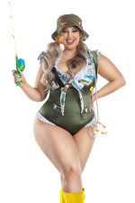 Costume pêche grande taille sexy