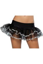 Jupon tulle double couche avec taille stretch
