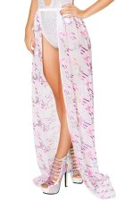 Jupe pareo paillettes sexy