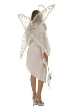 Ailes d'ange blanches en plumes marabout