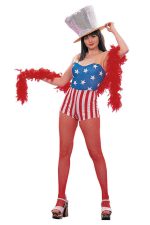 Déguisement hippie combishort 70's