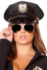 Chapeau policier sexy avec badge