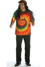 T-shirt tie-dye coloré