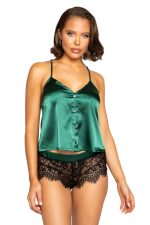 Ensemble pyjama satin et dentelle élégant