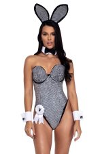 Costume lapin playboy en strass
