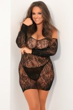 Chemise dentelle séduction grande taille