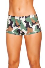 Shorty camouflage militaire