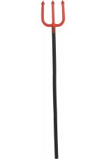 Fourche télescopique rouge et noire pour costume