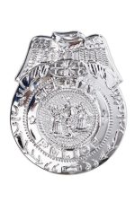 Badge spécial police argenté pour costume