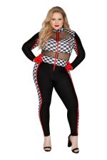 Combinaison de pilote sexy grande taille