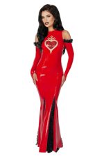 Costume vampire gothique rouge