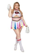 Costume cheerleader grande taille Bomb Cherry