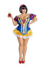 Costume Blanche-Neige grande taille féérique