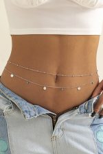 Chaîne de taille métallique sexy