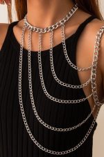 Bijou de corps épaule drapée