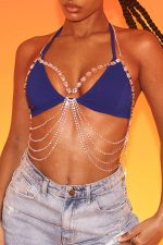 Harnais chaîne corps ouvert de luxe