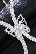 Harnais de corps métallisé avec charms