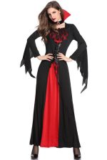 Costume vampire de minuit avec robe longue