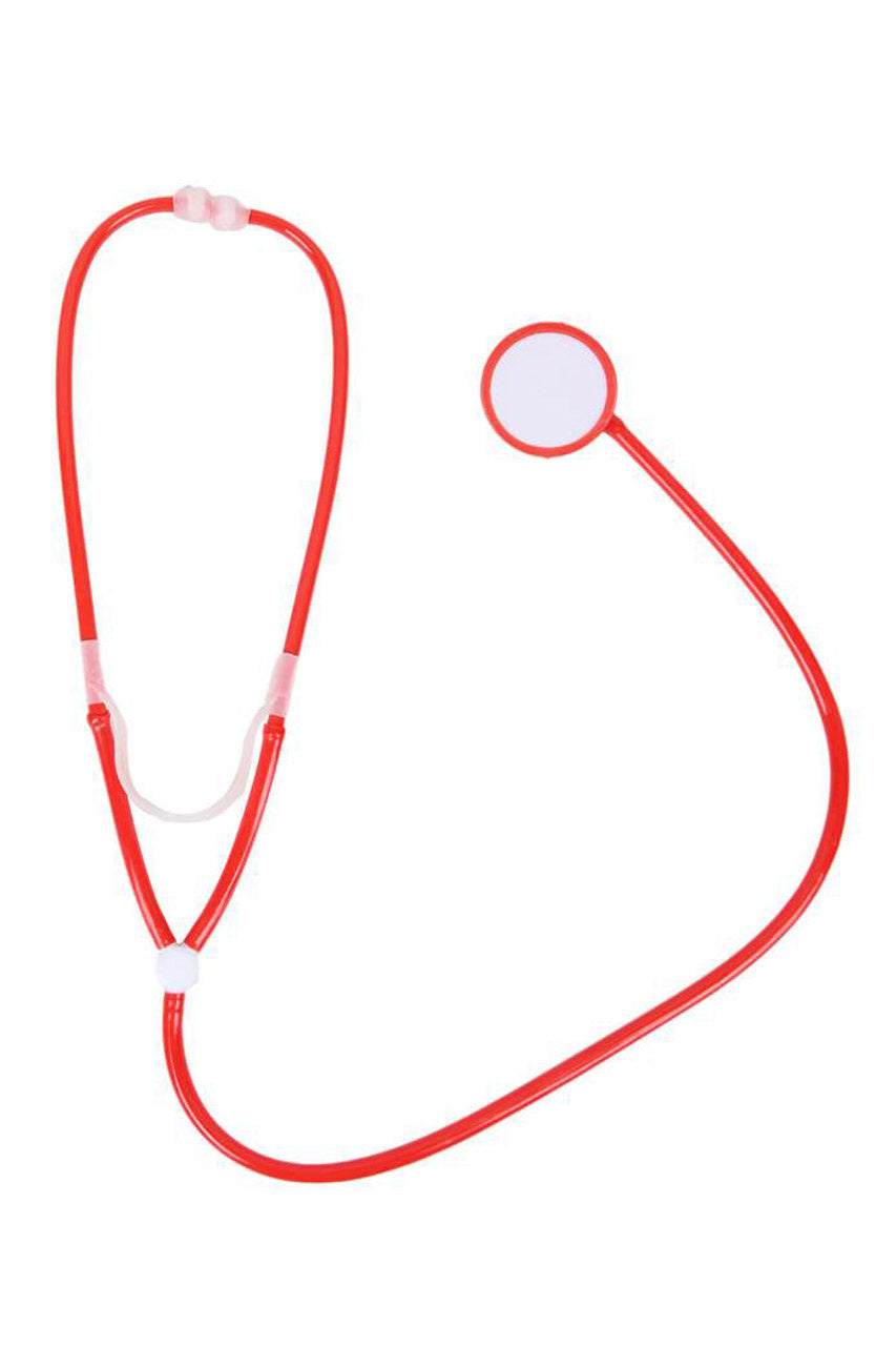 Stéthoscope jouet rouge pour infirmière – Image 2