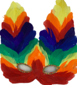 Masque Mardi Gras arc-en-ciel