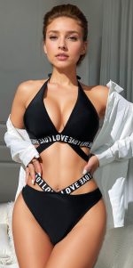 Ensemble lingerie bande Love