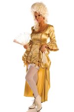 Costume sexy Marie en satin et jacquard