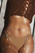 Jarretelles strass sexy