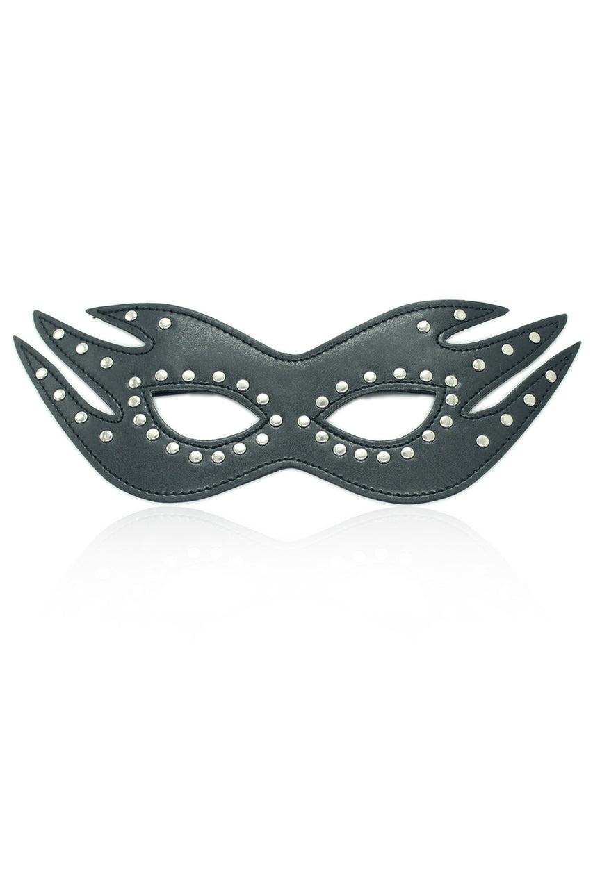 Masque œil de chat simili cuir clouté – Image 4