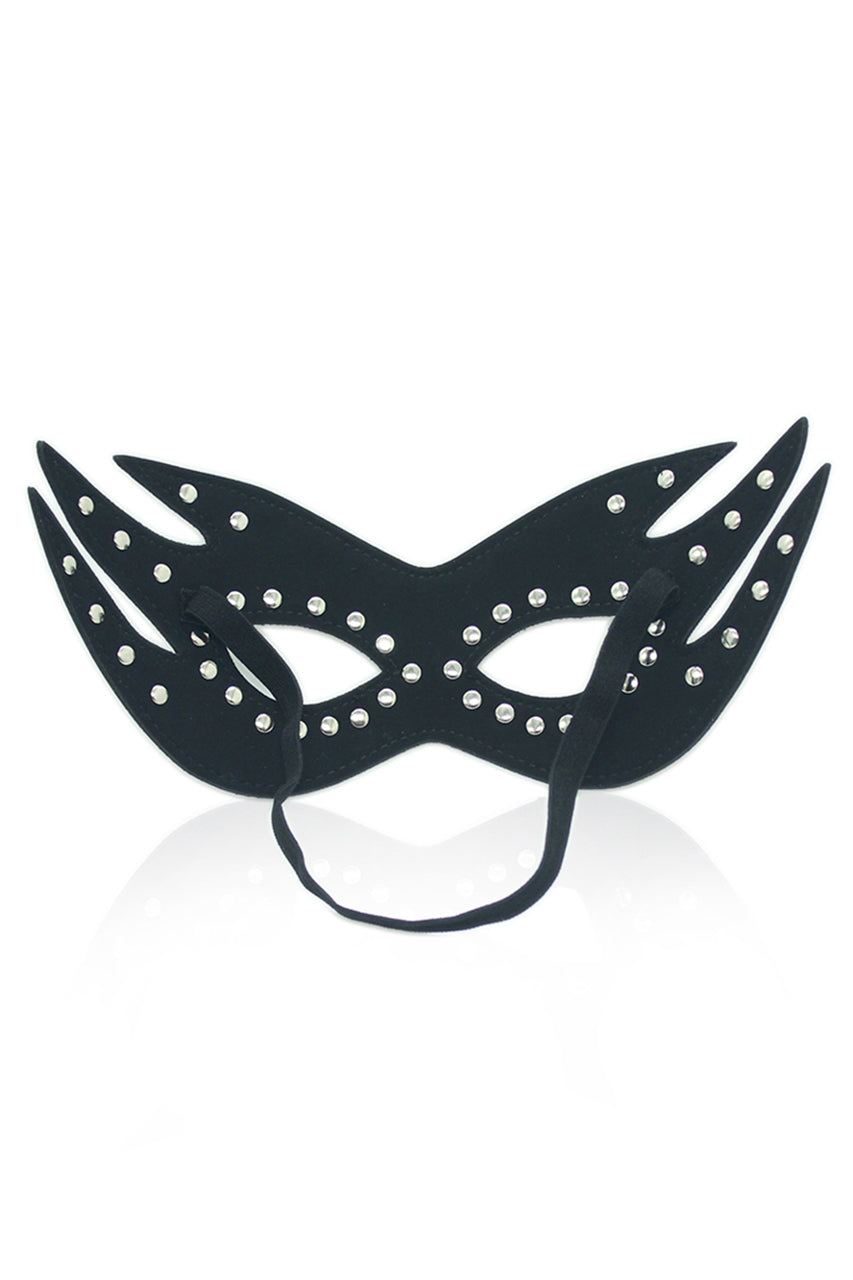 Masque œil de chat simili cuir clouté – Image 3