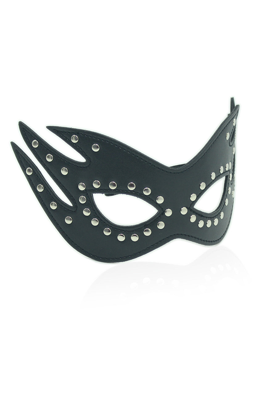 Masque œil de chat simili cuir clouté – Image 5