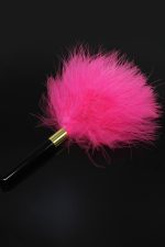 Accessoire chatouilleur plumes rose néon