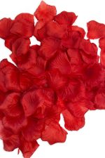 Pétales de rose artificiels romantiques – lot de 500