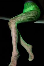 Collants résille phosphorescents