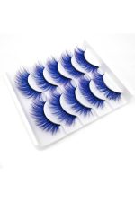 Faux cils bleus effet glamour