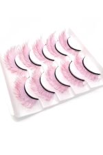 Cils roses bubble gum