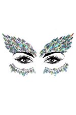 Bijoux yeux ailes en strass