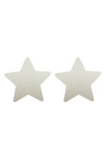 Cache-tétons étoiles pailletées