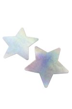 Pasties étoiles iridescents