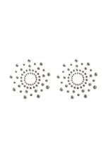 Cache-tétons tourbillonnants strass