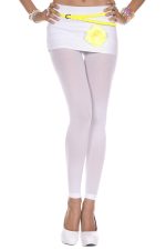 Collants opaques sans pieds ivoire