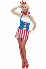 Costume Miss Firecracker sexy et patriotique