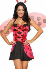 Costume coccinelle sexy femme 3 pièces