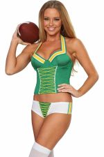 Costume sexy babe pour match de football