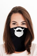 Masque tour de cou barbe imprimée Halloween