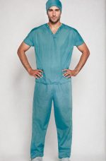 Costume d'infirmier vert menthe