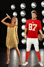 Costume Charleston doré à franges