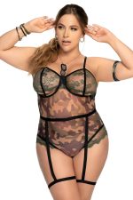Ensemble lingerie militaire grande taille