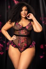 Teddy nymphe floral volant grande taille