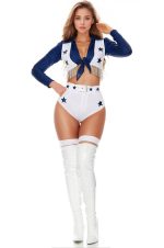 Costume cowgirl cheerleader