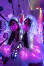 Masque lumineux rechargeable à led